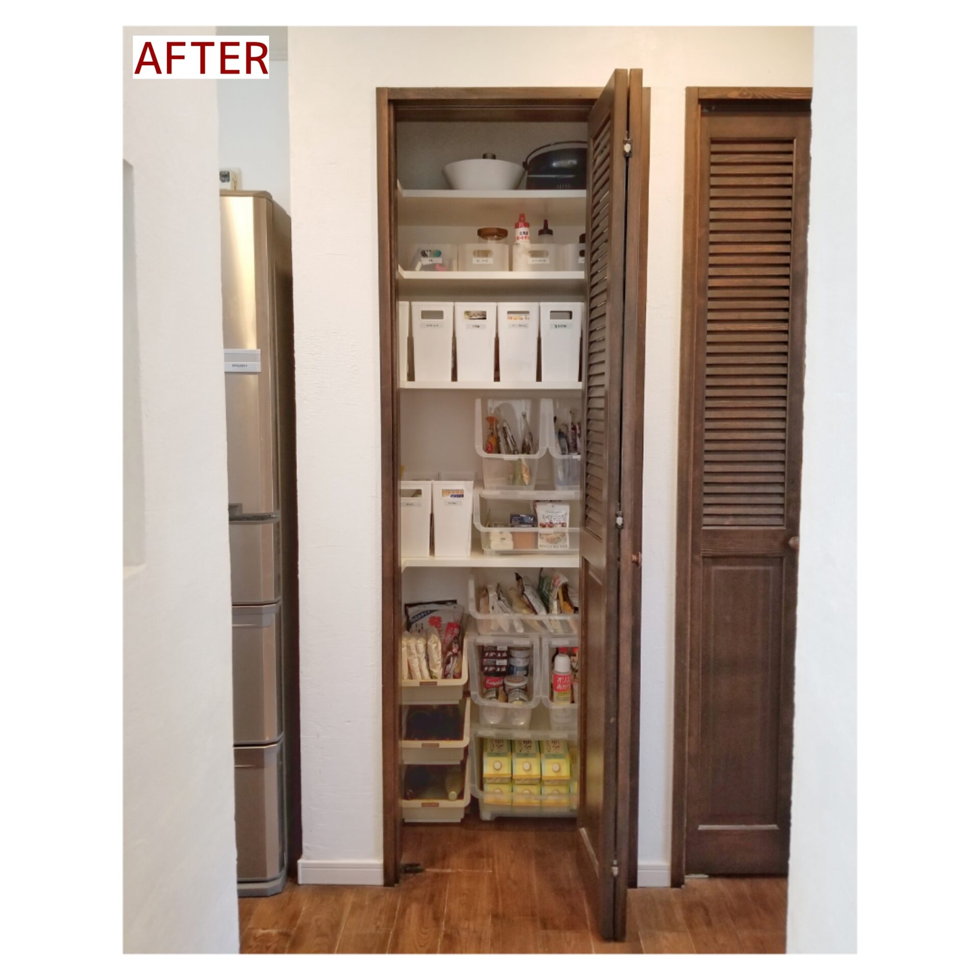食品庫収納　AFTER